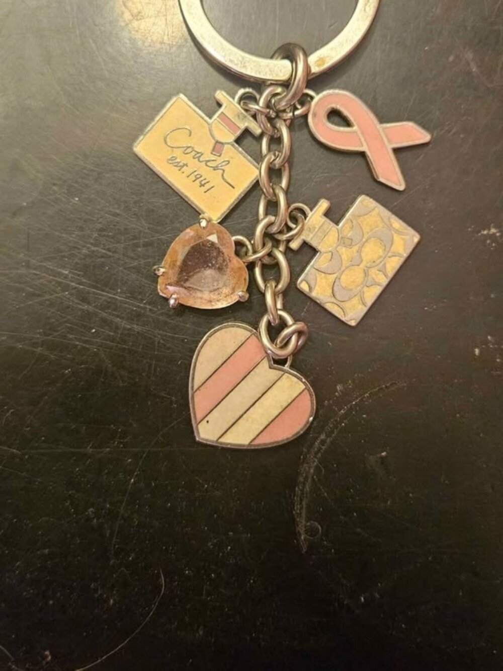 Coach purse charm